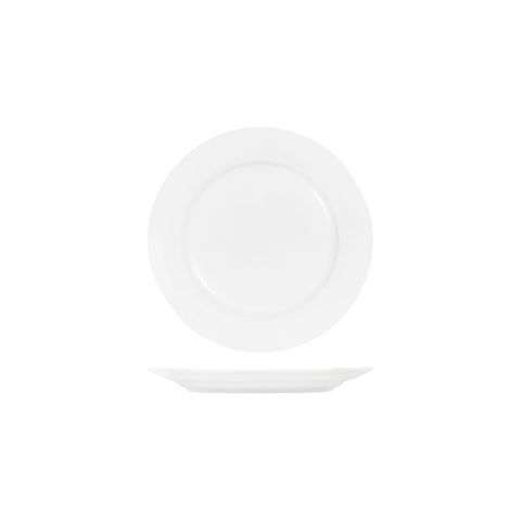 TABLEKRAFT CORE WHITE ROUND PLATE RIM SHAPE- 250mm (*91003*) = PACK OF 4 X EACHES