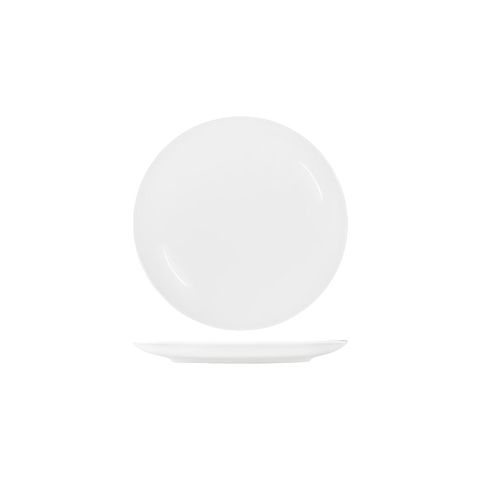 TABLEKRAFT CORE WHITE ROUND PLATE COUPE SHAPE-260mm (*91014*) = PACK OF 4 X EACHES