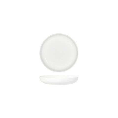 TABLEKRAFT CORE WHITE ROUND DEEP COUPE PLATE 160x30mm (*91090*) = PACK OF 6 X EACHES