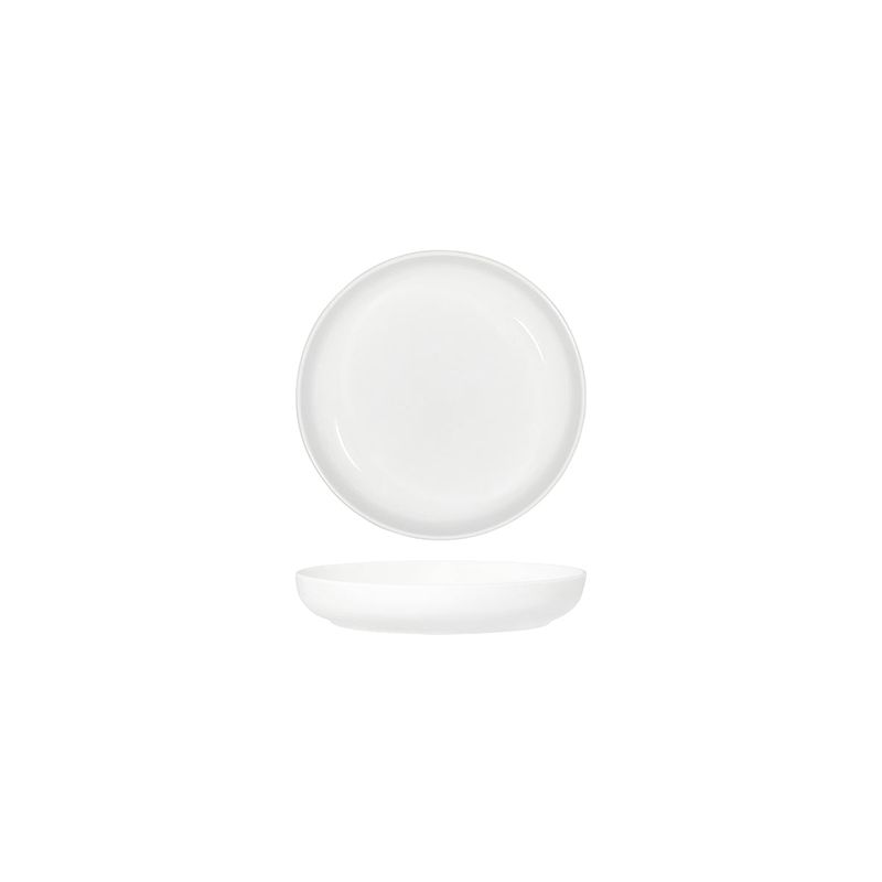 TABLEKRAFT CORE WHITE ROUND DEEP COUPE PLATE 160x30mm (*91090*) = PACK OF 6 X EACHES