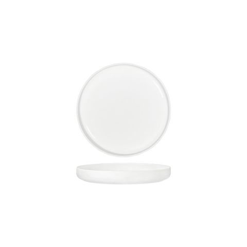 TABLEKRAFT CORE WHITE ROUND DEEP COUPE PLATE 200x30mm (*91091*) = PACK OF 4 X EACHES