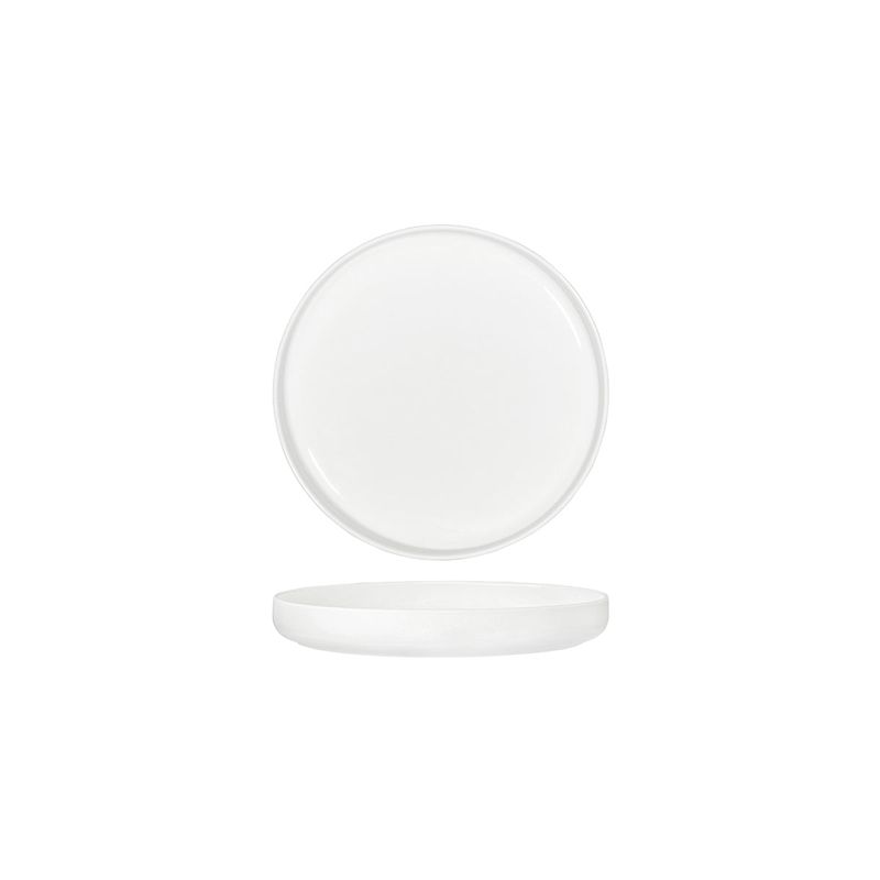 TABLEKRAFT CORE WHITE ROUND DEEP COUPE PLATE 200x30mm (*91091*) = PACK OF 4 X EACHES