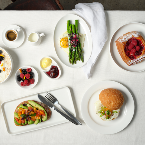 TABLEKRAFT CORE WHITE PLATTER-OVAL COUPE SHAPE -230x165x22mm (*91020*) = PACK OF 6 X EACHES