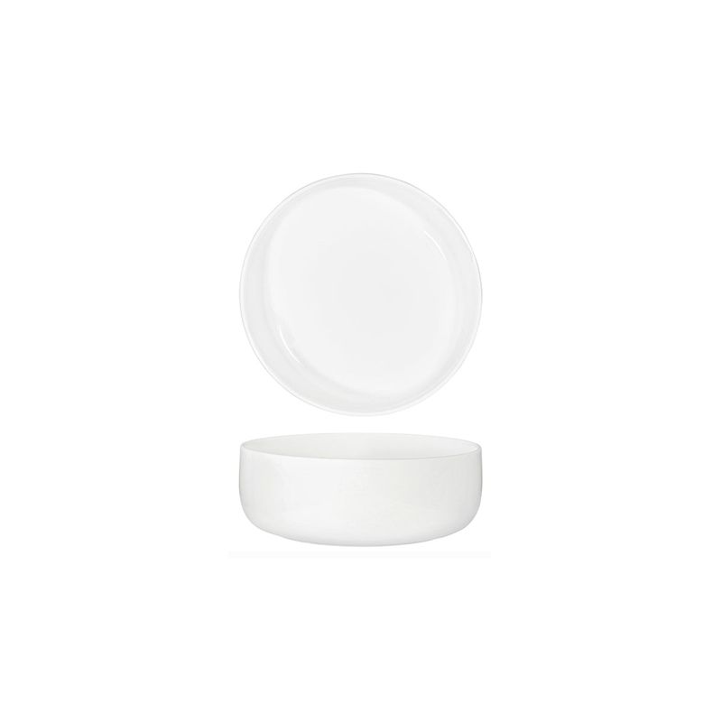 TABLEKRAFT CORE WHITE ROUND DEEP BOWL 160x60mm (*91099*) = PACK OF 4 X EACHES