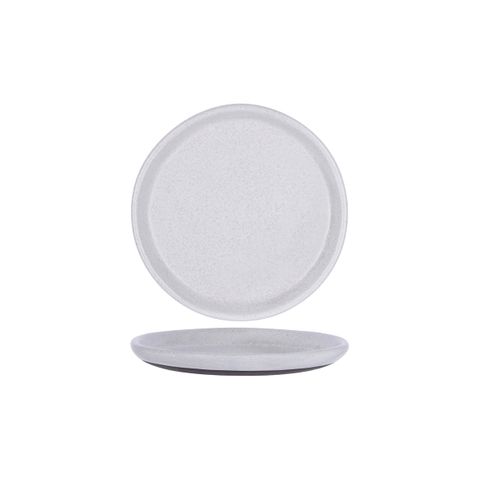 TABLEKRAFT NATURALS ASH GREY ROUND PLATE 265x28mm CLAY (*905206*) = PACK OF 3 X EACHES
