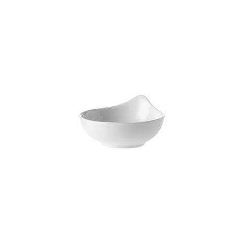 TABLEKRAFT CORE BANQUET CANAPE DISH W/HDL WHITE 100x45m (*901737*) = PACK OF 12 X EACHES