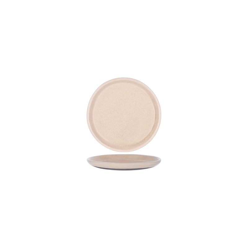 TABLEKRAFT NATURALS SIERRA BEIGE ROUND PLATE 160x30mm CLAY (*905254*) = PACK OF 4 X EACHES