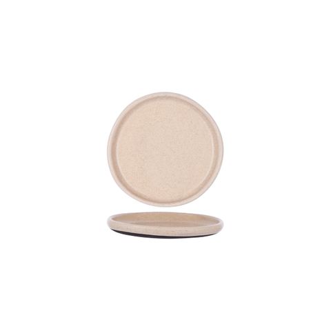 TABLEKRAFT NATURALS SIERRA BEIGE ROUND PLATE 205x21mm CLAY (*905255*) = PACK OF 5 X EACHES