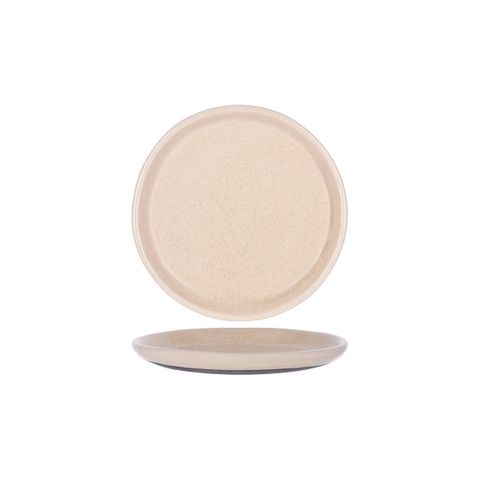 TABLEKRAFT NATURALS SIERRA BEIGE ROUND PLATE 265x28mm CLAY (*905256*) = PACK OF 3 X EACHES