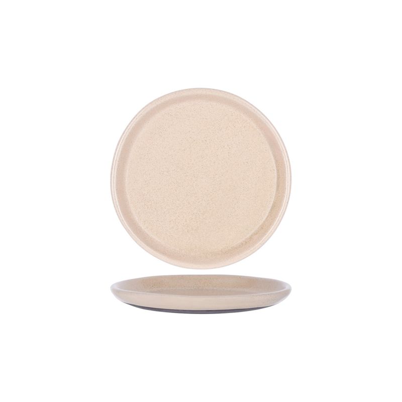 TABLEKRAFT NATURALS SIERRA BEIGE ROUND PLATE 265x28mm CLAY (*905256*) = PACK OF 3 X EACHES