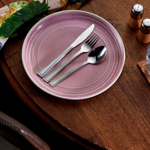 TABLEKRAFT LINEA ROUND COUPE PLATE 170x22mm DUSTY PINK (*907440*) = PACK OF 6 X EACHES