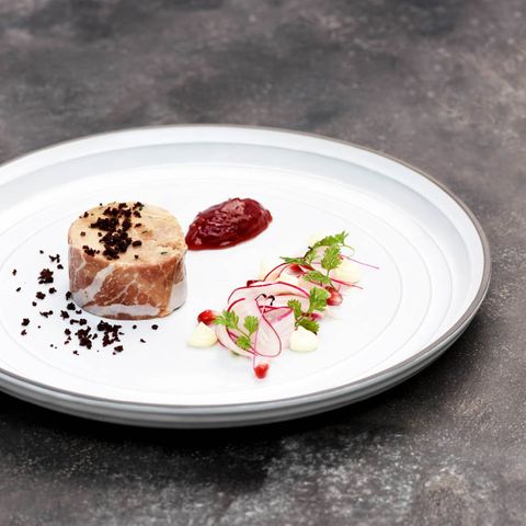 TABLEKRAFT LINEA ROUND COUPE PLATE 280mm WHITE (*907402*) = PACK OF 3 X EACHES