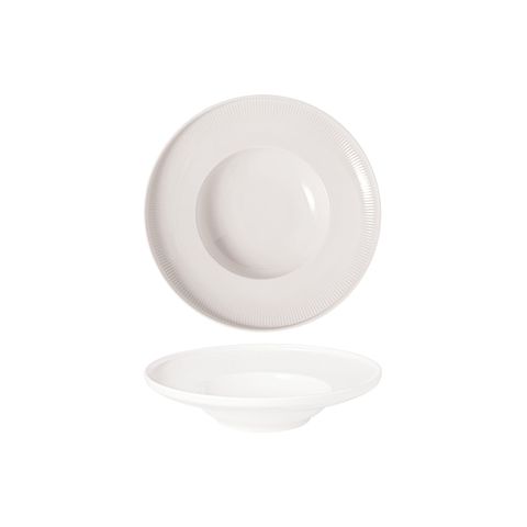 V&B AFINA DEEP PLATE w/RIM 250x55mm 300ml (*VB10-4293-2702*) = PACK OF 6 X EACHES