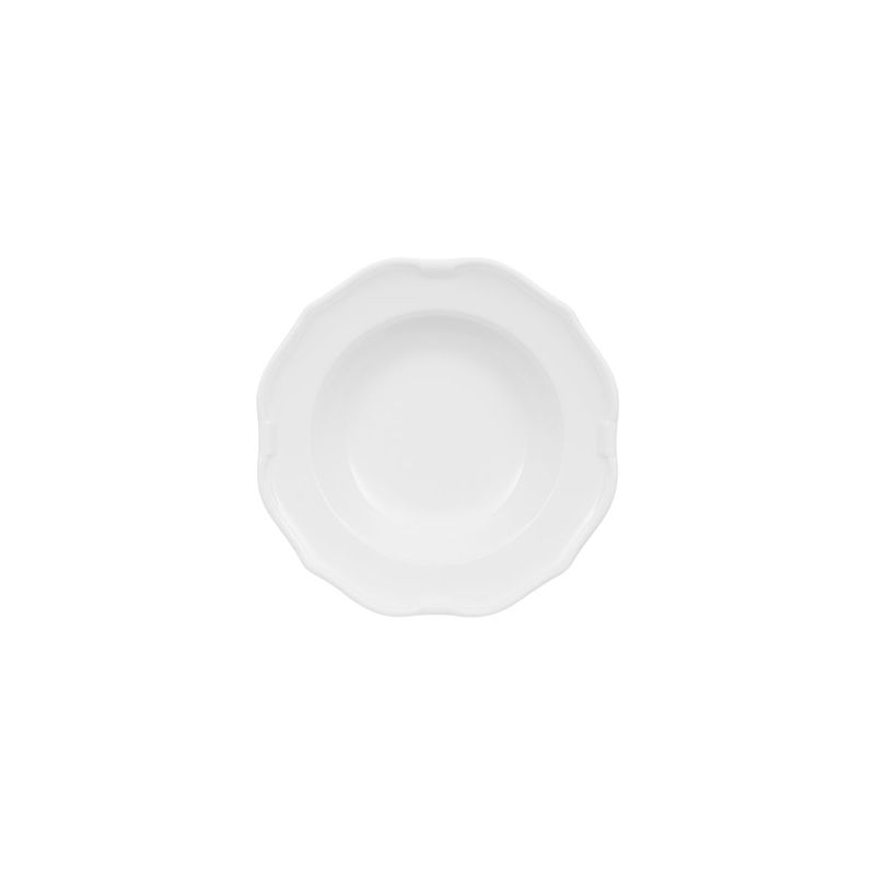 VILLEROY AND BOCH LA SCALA DEEP PLATE 240mm WHITE (*VB16-3318-2700*) = PACK OF 6 X EACHES