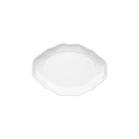 VILLEROY AND BOCH LA SCALA OVAL PLATE w/RIM 300x230mm WHITE (*VB16-3318-2720*) = PACK OF 6 X EACHES