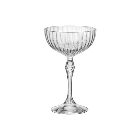 BORMIOLI ROCCO AMERICA 20 COCKTAIL COUPE 220ml CLR (1.22137) (*310-102*) = PACK OF 24 X EACHES