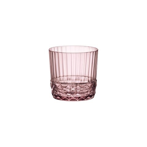 BORMIOLI ROCCO AMERICA 20 ROCKS 300ml LILAC ROSE (1.22157) (*310-121*) = PACK OF 24 X EACHES