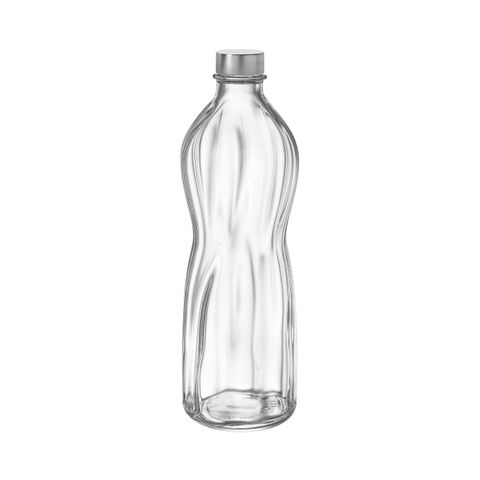 BORMIOLI ROCCO AQUA BOTTLE 89x281mm 1.0lt CLEAR (1.91865) (*320-941*) = PACK OF 6 X EACHES