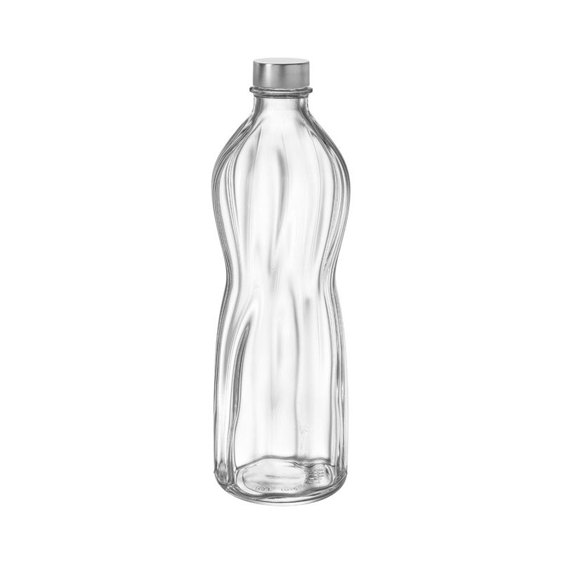 BORMIOLI ROCCO AQUA BOTTLE 89x281mm 1.0lt CLEAR (1.91865) (*320-941*) = PACK OF 6 X EACHES