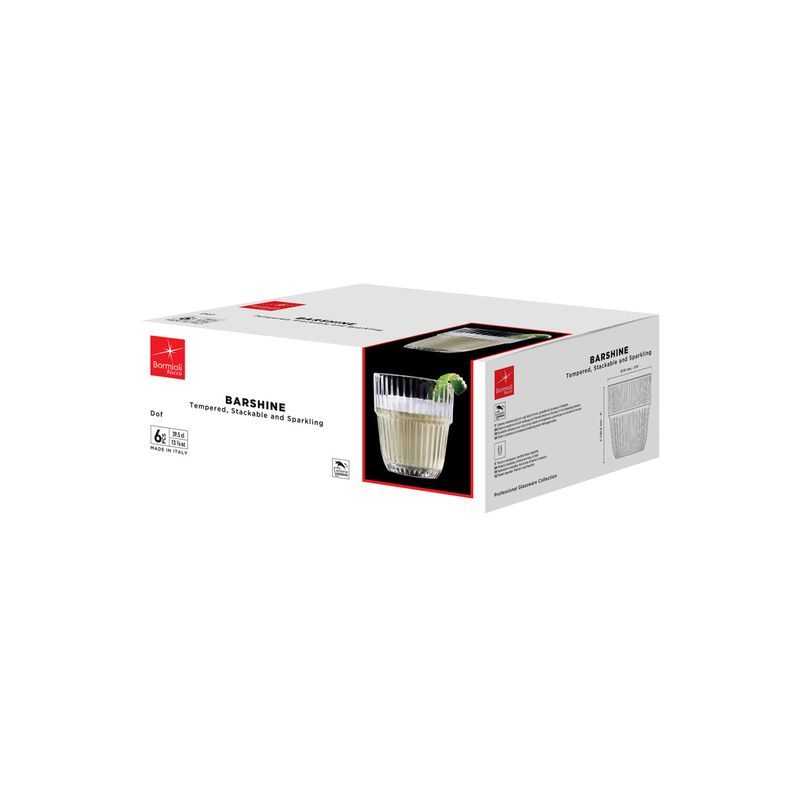 BORMIOLI ROCCO BARSHINE DOF 395ml CLEAR (1.27314) (*310-443*) = PACK OF 36 X EACHES
