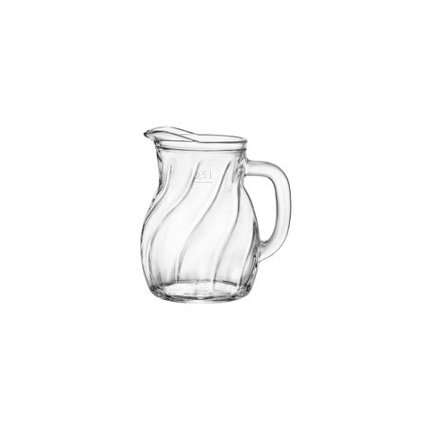 BORMIOLI ROCCO BISTROT TWIST CARAFE 630ml CLEAR (1.46142) (*330-024*) = PACK OF 12 X EACHES
