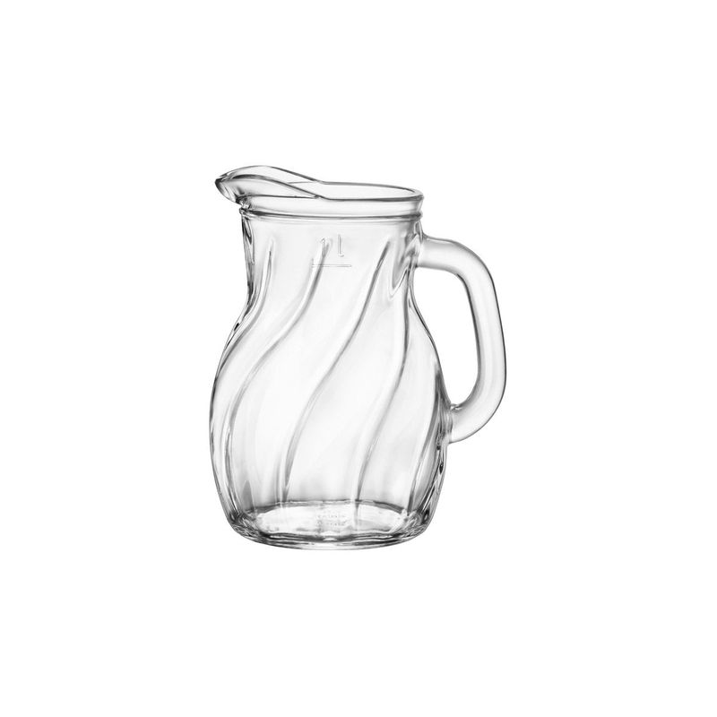 BORMIOLI ROCCO BISTROT TWIST CARAFE 1.17lt CLEAR (1.46141) (*330-026*) = PACK OF 6 X EACHES