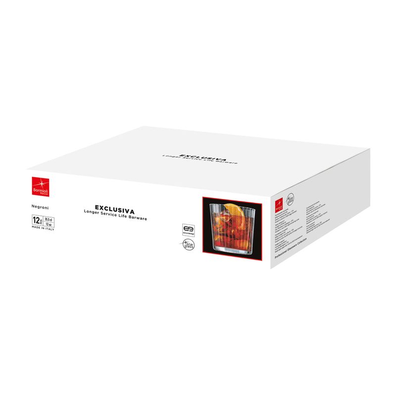 BORMIOLI ROCCO EXCLUSIVA NEGRONI 355ml (3.49792) (*320-225*) = PACK OF 12 X EACHES