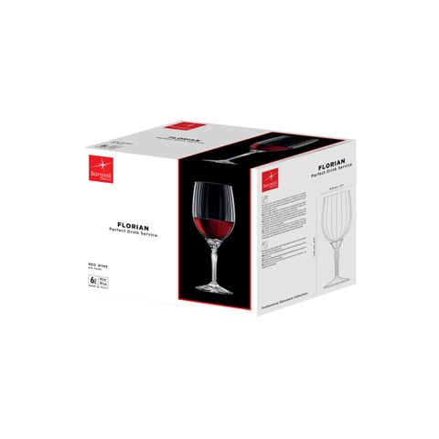 BORMIOLI ROCCO FLORIAN RED WINE 535ml CLEAR (1.99411) (*310-484*) = PACK OF 24 X EACHES