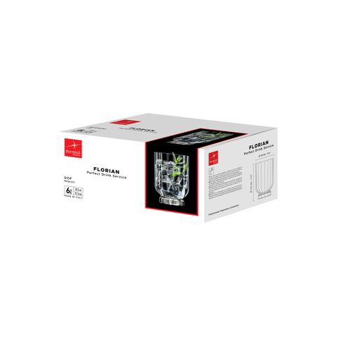 BORMIOLI ROCCO FLORIAN DOF TUMBLER 375ml CLEAR (1.99416) (*310-486*) = PACK OF 24 X EACHES