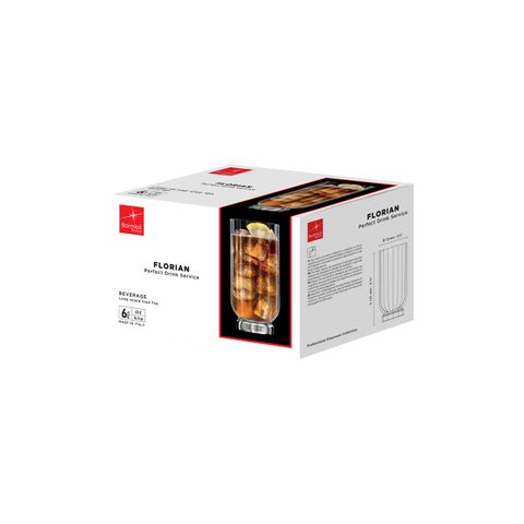 BORMIOLI ROCCO FLORIAN BEVERAGE 430ml CLEAR (1.99415) (*310-487*) = PACK OF 24 X EACHES