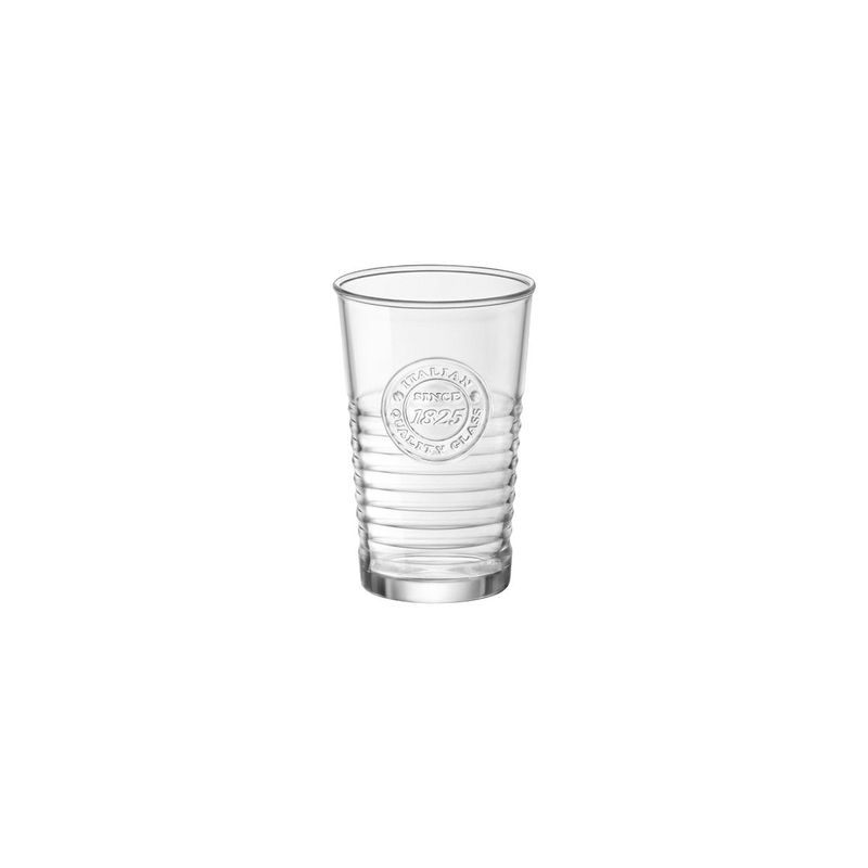 BORMIOLI ROCCO OFFICINA1825 TUMBLER 325ml CLEAR (5.40620) (*330-096*) = PACK OF 6 X EACHES