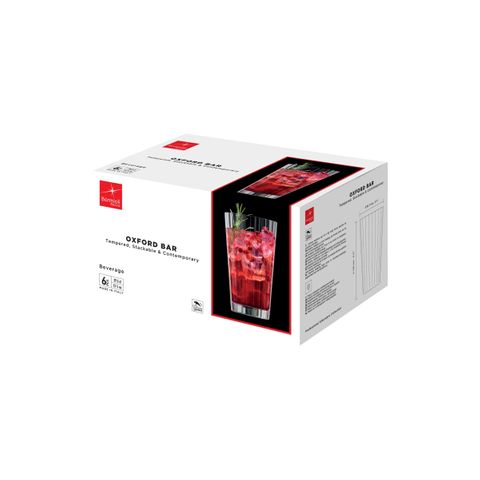 BORMIOLI ROCCO OXFORD BAR BEVERAGE 395ml CLEAR (3.40782) (*310-413*) = PACK OF 24 X EACHES