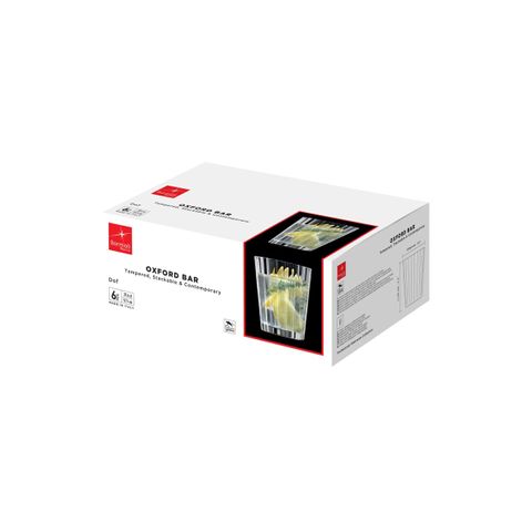 BORMIOLI ROCCO OXFORD BAR DOF TUMBLER 374ml CLEAR (3.40767) (*310-412*) = PACK OF 24 X EACHES