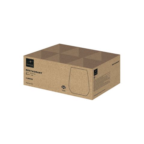 BORMIOLI ROCCO RESTAURANT WATER 430ml COBALT BLUE (1.96151) (*310-098*) = PACK OF 6 X EACHES