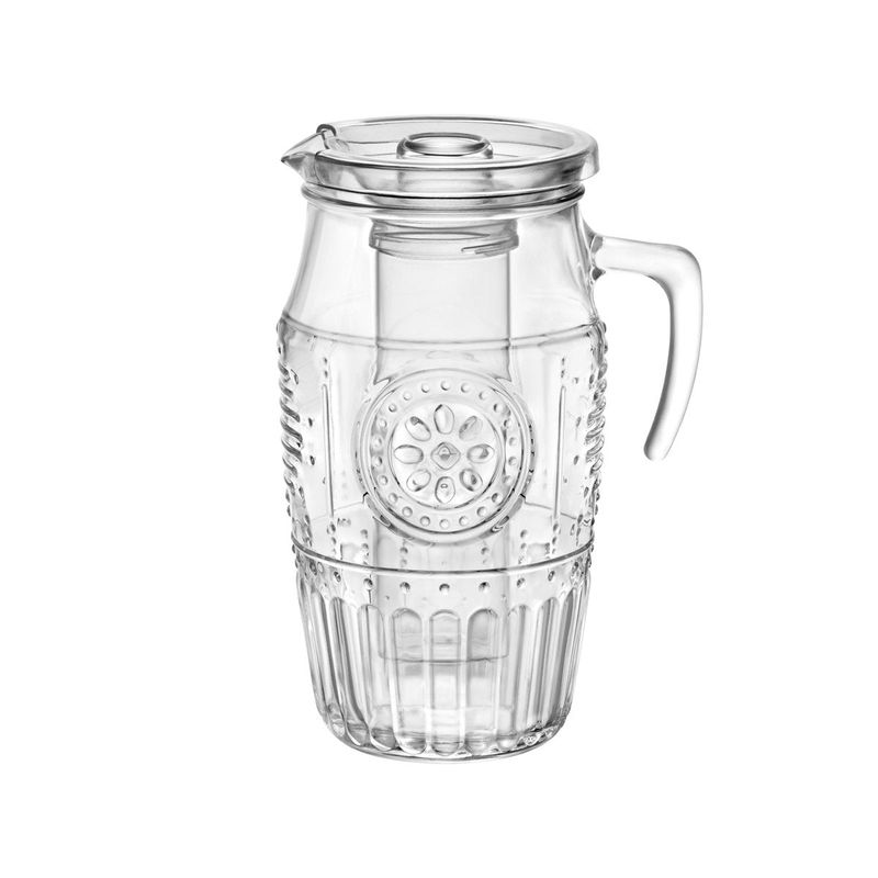 BORMIOLI ROCCO ROMANTIC WATER PITCHER 1.8lt CLEAR (3.35942) (*330-118*) = PACK OF 6 X EACHES