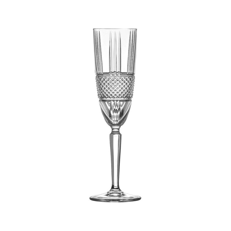 RCR BRILLANTE FLUTE 190ml  (26968020406) (*RCR363-676*) = PACK OF 12 X EACHES