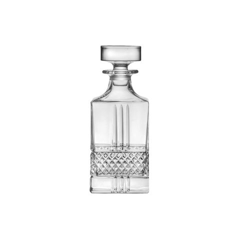 RCR BRILLANTE WHISKY DECANTER 92x189mm 850ml  (51592020306) (*RCR363-677*) = PACK OF 4 X EACHES