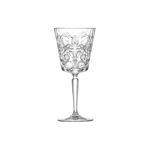 RCR TATTOO WINE GLASS 290ml  (26637020406) (*RCR363-205*) = PACK OF 12 X EACHES
