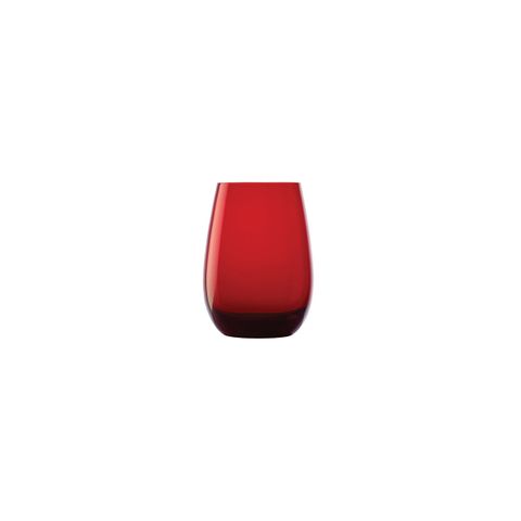 STOLZLE ELEMENTS TUMBLER 465ml RED (352 00 12 EL003) (*364-021*) = PACK OF 24 X EACHES
