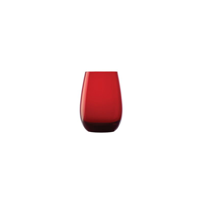 STOLZLE ELEMENTS TUMBLER 465ml RED (352 00 12 EL003) (*364-021*) = PACK OF 24 X EACHES