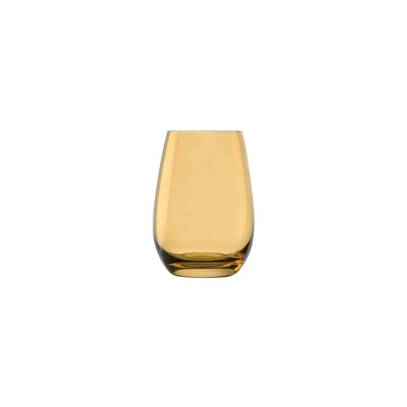 STOLZLE ELEMENTS TUMBLER 465ml AMBER (352 00 12 EL015) (*364-023*) = PACK OF 24 X EACHES