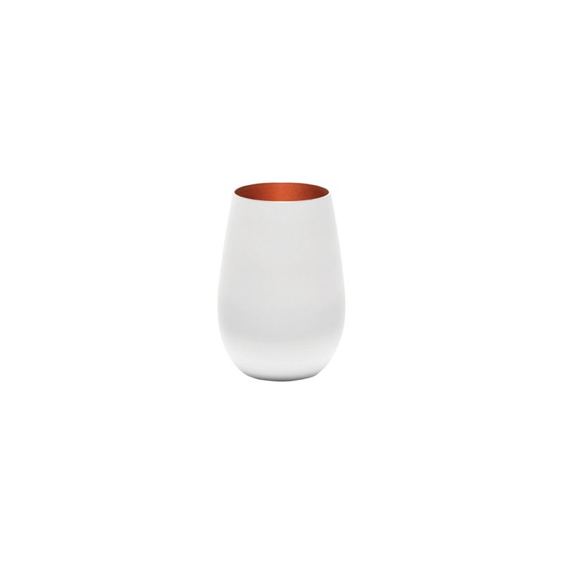 STOLZLE OLYMPIC TUMBLER 465ml MATT WHITE/BRONZE (*365-442*) = PACK OF 24 X EACHES