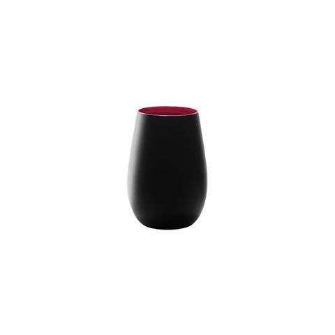 STOLZLE OLYMPIC TUMBLER 465ml MATT BLACK/RED (*365-460*) = PACK OF 24 X EACHES