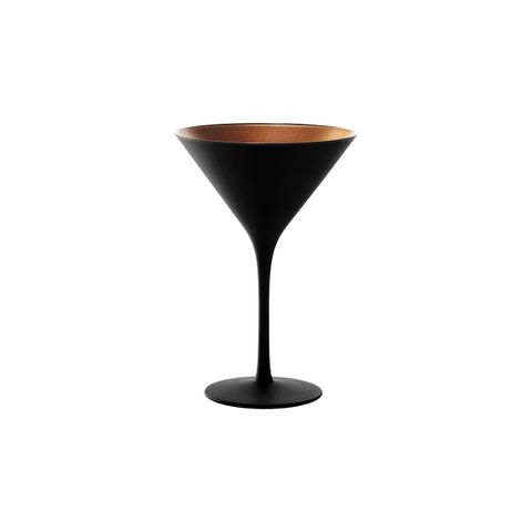 STOLZLE OLYMPIC COCKTAIL GLASS 240ml MATT BLACK/BRONZE (*365-402*) = PACK OF 24 X EACHES