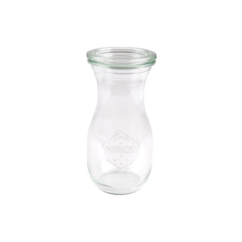 WECK BOTTLE GLASS JAR W/LID 290ml 60x140mm (763) (*82307*) = PACK OF 6 X EACHES
