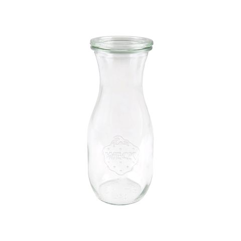 WECK BOTTLE GLASS JAR W/LID 530ml 60x184mm (764) (*82308*) = PACK OF 6 X EACHES
