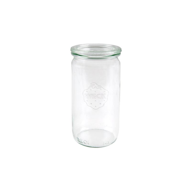 WECK CYLINDER GLASS JAR W/LID 340ml 60x130mm (975) (*82384*) = PACK OF 12 X EACHES