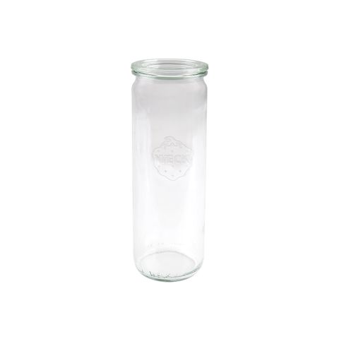 WECK CYLINDER GLASS JAR W/LID 600ml 60x210mm (905) (*82385*) = PACK OF 12 X EACHES