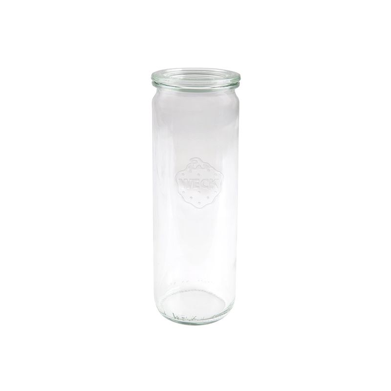 WECK CYLINDER GLASS JAR W/LID 600ml 60x210mm (905) (*82385*) = PACK OF 12 X EACHES