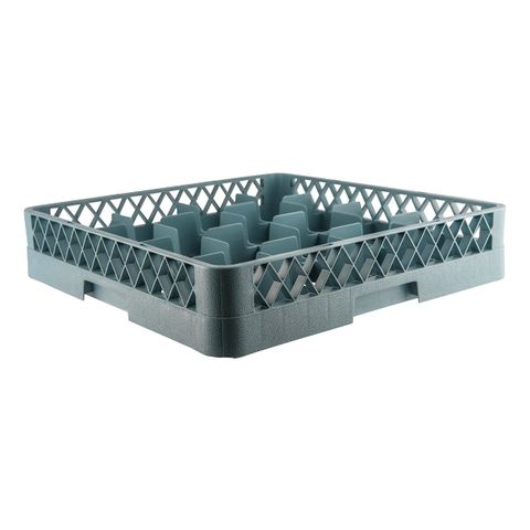 CHEF INOX WASHRACK 16 COMP GREY 490x490x100mm (*69816*) = PACK OF 6 X EACHES
